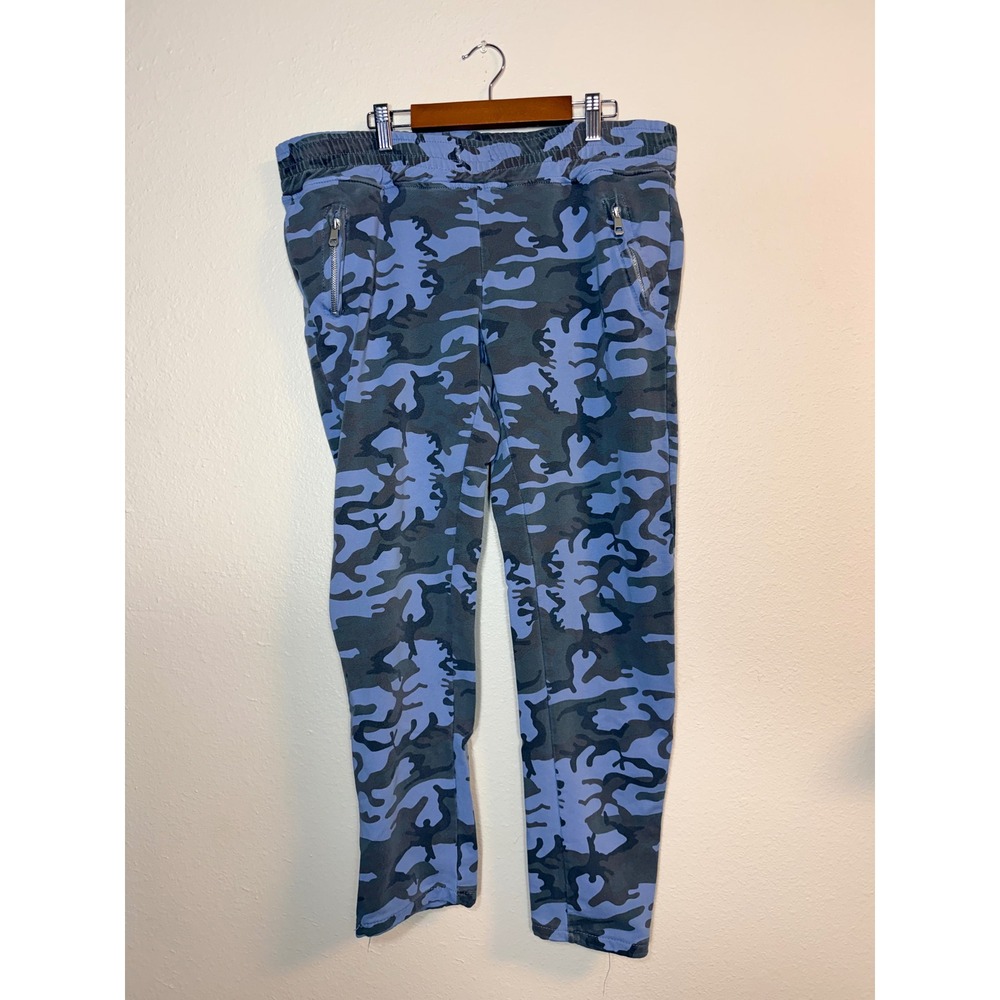 Nostalgia Mode aus Italien Blue Camo Joggers Made in Italy XL